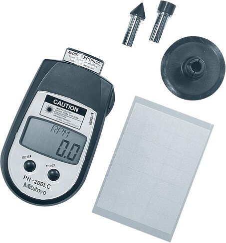 Mitutoyo 982-552, Digital Hand Tachometer, Contact 6 to 25,000 rpm / Non-Contact 6 to 99,999 rpm, Contact/Non-Contact Style in Saudi Arabia
