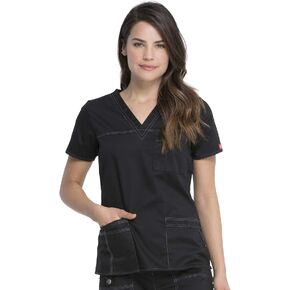 Dickies Gen Flex Women Scrubs Top V-Neck 817455