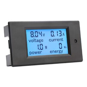 DROK Digital Multimeter DC 6.5-100V 20A Voltage Amperage Power Energy Meter, DC Volt Amp Tester Gauge Monitor LCD Digital Display with Built-in Shunt in Kuwait