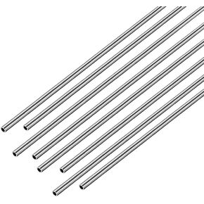 uxcell 304 Stainless Steel Round Tubing 2mm OD 0.15mm Wall Thickness 250mm Length Seamless Straight Pipe Tube 8 Pcs in Saudi Arabia