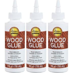 Aleene's 40645 Glue Wood Adhesive, 4 fl oz - 3 Pack, Multi
