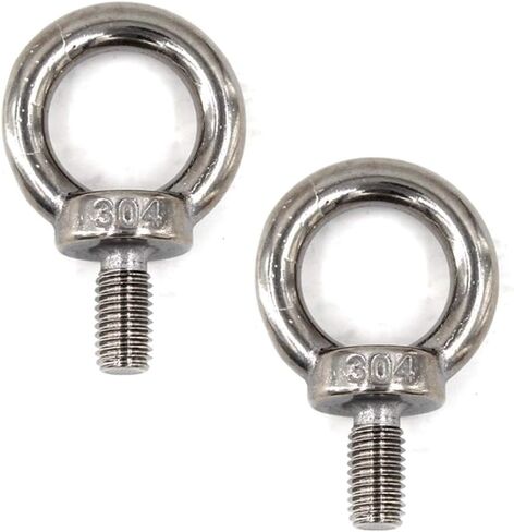 M4 Eye Bolt 304 الفولاذ المقاوم للصدأ الثقيلة رفع حلقة الترباس مجموعة من 20 in Kuwait