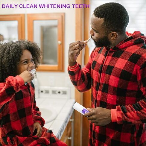 معجون أسنان أرجواني لتبييض الأسنان، جل معجون تبييض الأسنان الأرجواني للأسنان الحساسة، معجون أسنان لتنظيف الأسنان للأسنان الصفراء، مجموعة تبييض الأسنان الأرجوانية وإزالة البقع in Kuwait