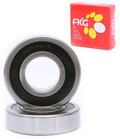 FKG 6308-2RS 40x90x23 مللي متر كرة أخدود عميقة تحمل محامل ختم مطاطي مزدوج مشحم مسبقًا 2 قطعة in Saudi Arabia