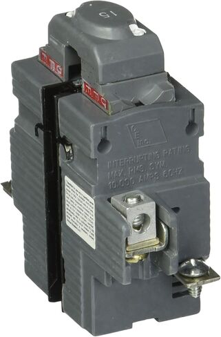 Connecticut Electric UBIP215 New Two Pole 15 Amp Circuit Breaker Newly Manufactured Pushmatic P215 Replacement, Gray in Saudi Arabia