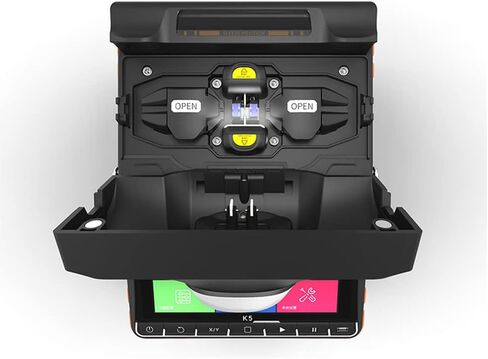 RUIASAHITE K-5 Fiber Optic Fusion Splicer with 8-Second Fusion and 18-Second Heating Fusion Splicer with VFL+OPM, 6-Motor Auto Focus in Saudi Arabia