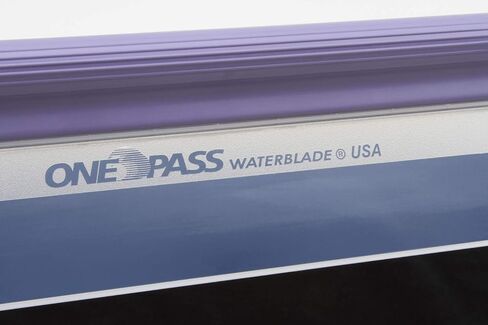 One Pass Classic 12" Waterblade Silicone T-Bar Squeegee Purple (WBL-OP2012CTY) in Saudi Arabia