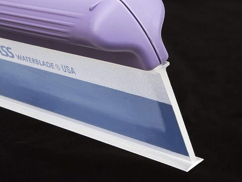 One Pass Classic 12" Waterblade Silicone T-Bar Squeegee Purple (WBL-OP2012CTY) in Saudi Arabia