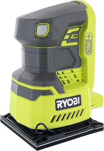 Ryobi P440 One+ 18V Lithium Ion 12,000 RPM 1/4 Sheet Palm Sander w/ Onboard Dust Bag and Included Sanding Pads (Battery Not Included, Power Tool Only) in Saudi Arabia