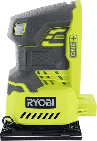 Ryobi P440 One+ 18V Lithium Ion 12,000 RPM 1/4 Sheet Palm Sander w/ Onboard Dust Bag and Included Sanding Pads (Battery Not Included, Power Tool Only) in Saudi Arabia