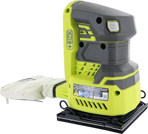 Ryobi P440 One+ 18V Lithium Ion 12,000 RPM 1/4 Sheet Palm Sander w/ Onboard Dust Bag and Included Sanding Pads (Battery Not Included, Power Tool Only) in Saudi Arabia