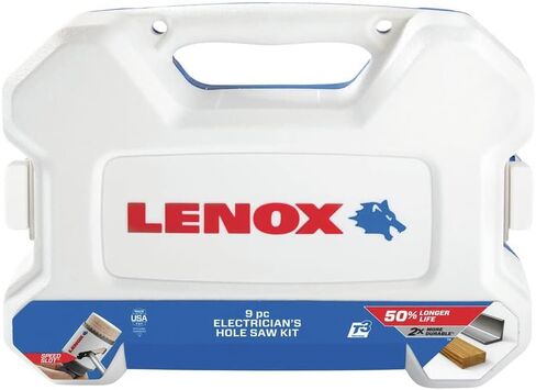 Lenox Tools - T30802-1200L LENOX Tools Hole Saw Kit for Electricians, Speed Slot, 17 Piece ( 308021200L) in Saudi Arabia