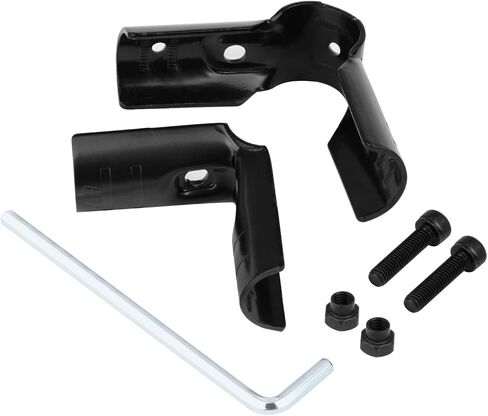 10 Pcs Three Port L Shape Lean Pipe Clamp, Fit 1.1 inch (28mm) OD Lean Tube, Thickness 2.3mm, Steel Metal 90 Degree Joint Pipe Clamp Connector, for Lean Workstation, Shelves in Saudi Arabia