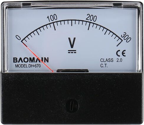 Baomain Dh-670 DC 300v Volt Analog Panel Mount Meter Voltmeter in Saudi Arabia