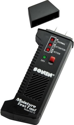 Sonin LED Moisture Meter 50210 - Advanced 4-light LED System for 14-20% Moisture Detection in Wood, Plaster, Concrete, Carpets in Saudi Arabia