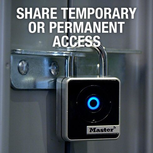 Master Lock Padlock, Indoor Personal Use Bluetooth Lock, 1-29/32 in. Wide, 4400D in Saudi Arabia