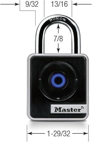 Master Lock Padlock, Indoor Personal Use Bluetooth Lock, 1-29/32 in. Wide, 4400D in Saudi Arabia