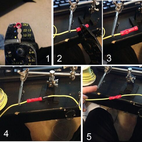 Bestgle 100pcs PVC Insulated Straight Wire Butt Splice Connectors Electrical Automotive Cable Crimp Terminals, Assorted Colors in Saudi Arabia