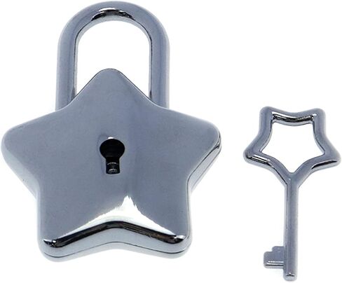 2 PCS Zinc Alloy Gold Small Square Decorative Padlock, Bling Decorative Lock with Key for Luggage Cabinet Handbag Jewelry Box in Kuwait