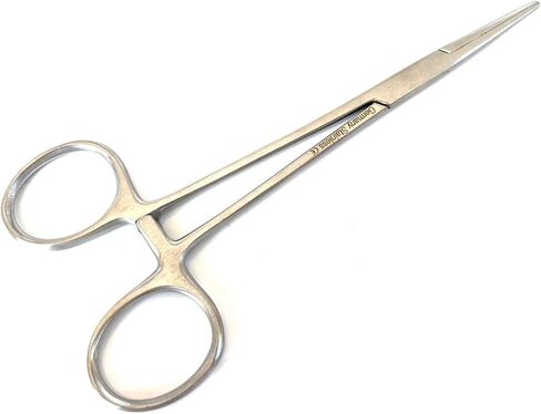 ملقط كيلي هيموستات مستقيم 5.5 بوصة من الفولاذ المقاوم للصدأ الألماني CE in Kuwait