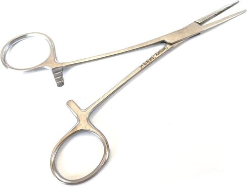 ملقط كيلي هيموستات مستقيم 5.5 بوصة من الفولاذ المقاوم للصدأ الألماني CE in Kuwait