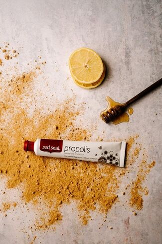 Red Seal Propolis Toothpaste – Toothpaste Made with 100% New Zealand Bee Propolis Extract, Anise, Peppermint, Eucalyptus Essential Oils - No Fluoride, No Preservatives, No Artificial Flavors or Colors in Saudi Arabia