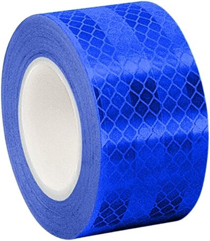 3M 3435 Blue Micro Reflective Tape Roll - 2 in. x 15 ft. Engineer Grade Adhesive Tape Roll for Non Critical Signing Applications. Marking Tape in Saudi Arabia
