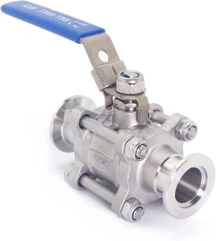 QiiMii Stainless Steel 304 Vacuum Ball Valve Clamp Valve with Locking Device, KF-16 in Kuwait