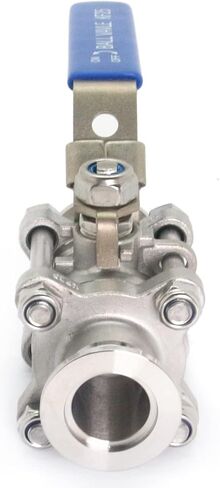 QiiMii Stainless Steel 304 Vacuum Ball Valve Clamp Valve with Locking Device, KF-16 in Kuwait