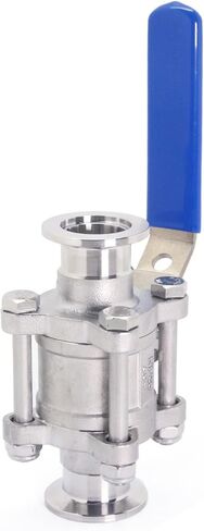 QiiMii Stainless Steel 304 Vacuum Ball Valve Clamp Valve with Locking Device, KF-16 in Kuwait