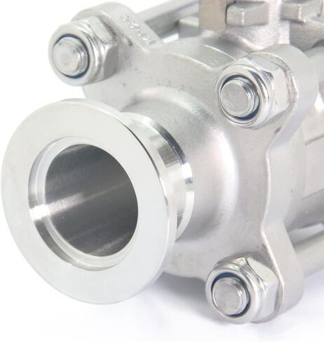 QiiMii Stainless Steel 304 Vacuum Ball Valve Clamp Valve with Locking Device, KF-16 in Kuwait