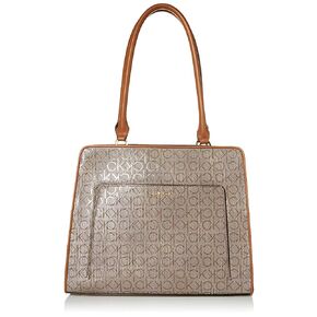 كالفن كلاين حقيبة توت نسائية مزخرفة بشعار المارغوت من كالفن كلاين مارجوت, One Size in Kuwait