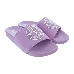 Versace Jeans Couture Lavender Signature Logo Pool Slide - for womens in Saudi Arabia