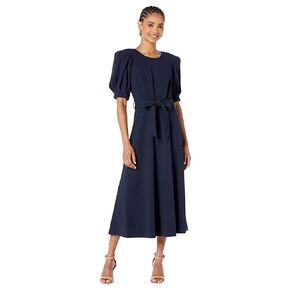 Calvin Klein Long Scuba Crepe Dress in Kuwait