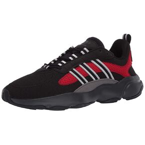 adidas Originals Men's Haiwee Sneaker, core Black/Silver met./Scarlet, 14 M US in Saudi Arabia