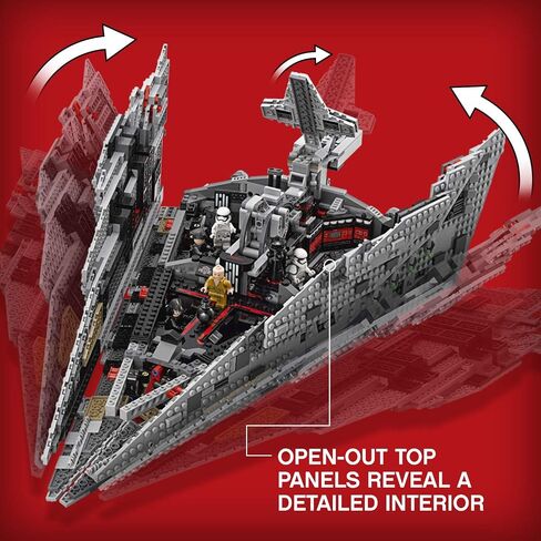 LEGO Star Wars Episode VIII First Order Star Destroyer 75190 Building Kit (1416 Piece) in Saudi Arabia