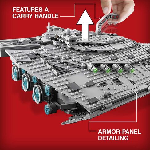 LEGO Star Wars Episode VIII First Order Star Destroyer 75190 Building Kit (1416 Piece) in Saudi Arabia