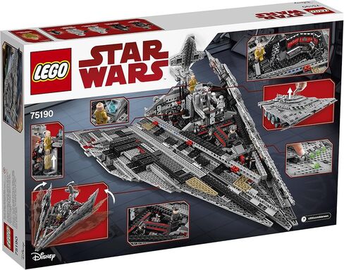 LEGO Star Wars Episode VIII First Order Star Destroyer 75190 Building Kit (1416 Piece) in Saudi Arabia