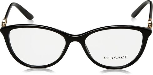 Versace Women's VE3175 Eyeglasses, Black, 54/16/140 in Saudi Arabia