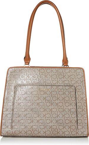 كالفن كلاين حقيبة توت نسائية مزخرفة بشعار المارغوت من كالفن كلاين مارجوت, One Size in Kuwait