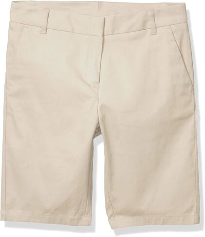 IZOD Women's Juniors Uniform Skinny Bermuda Stretch Twill Short in Saudi Arabia