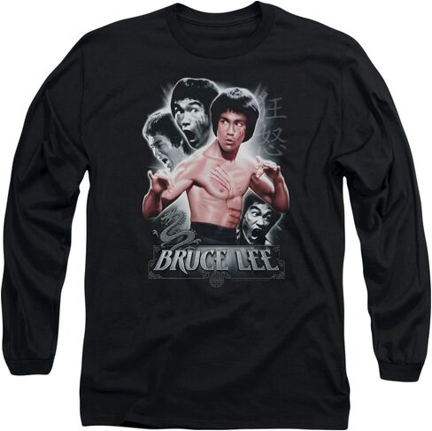 Bruce Lee Inner Fury Unisex Adult Long-Sleeve T Shirt for Men and Women in Kuwait