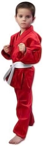 ProForce 6oz Student Karate Gi / Uniform - Red - Size 4 in Saudi Arabia