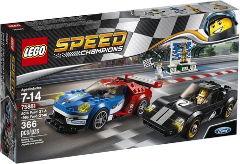 LEGO Speed Champions 6175279 2016 GT & 1966 Ford Gt40 75881 Building Kit (366 Piece), Multi in Saudi Arabia