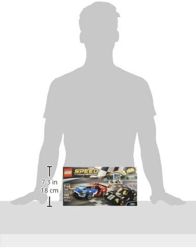 LEGO Speed Champions 6175279 2016 GT & 1966 Ford Gt40 75881 Building Kit (366 Piece), Multi in Saudi Arabia