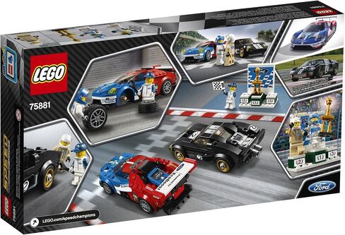 LEGO Speed Champions 6175279 2016 GT & 1966 Ford Gt40 75881 Building Kit (366 Piece), Multi in Saudi Arabia