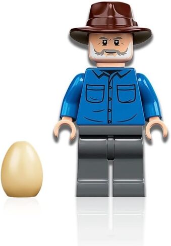 LEGO Jurassic World Dominion - Dr. Alan Grant Minifigure (with Pouch, Pickaxe, Dinosaur Egg and T-Rex Tooth) 76949 in Kuwait