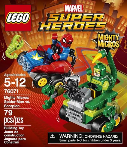 LEGO Super Heroes Mighty Micros: Spider-Man vs. Scorpion 76071 Building Kit in Kuwait