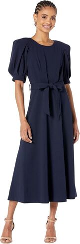 Calvin Klein Long Scuba Crepe Dress in Kuwait