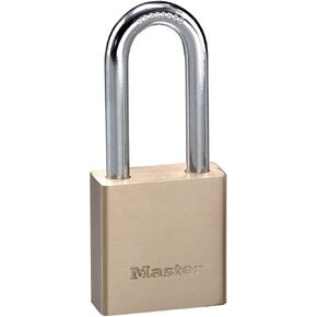 Master Lock 576DLHPF Solid Brass Padlock, 2-inch Shackle, 1-3/4-inch,Silver